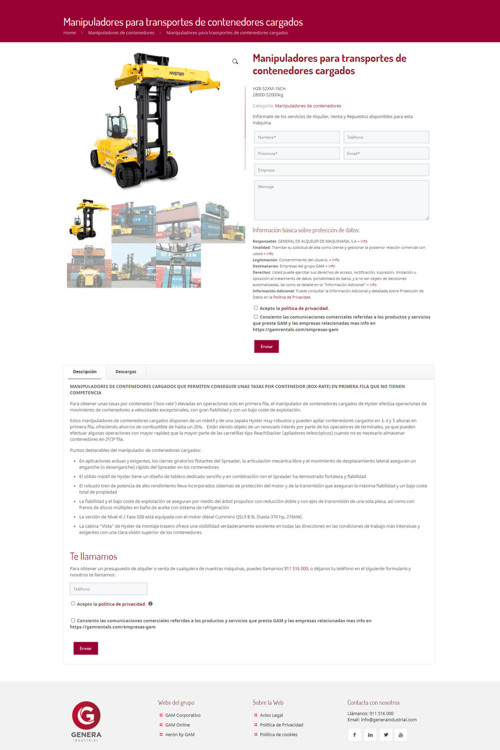 Captura Woocommerce Genera Industrial